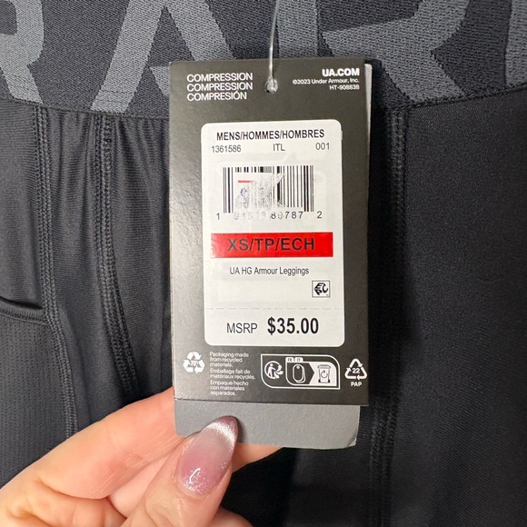 Under Armour Heatgear Compression Leggings - Picture 5 of 7